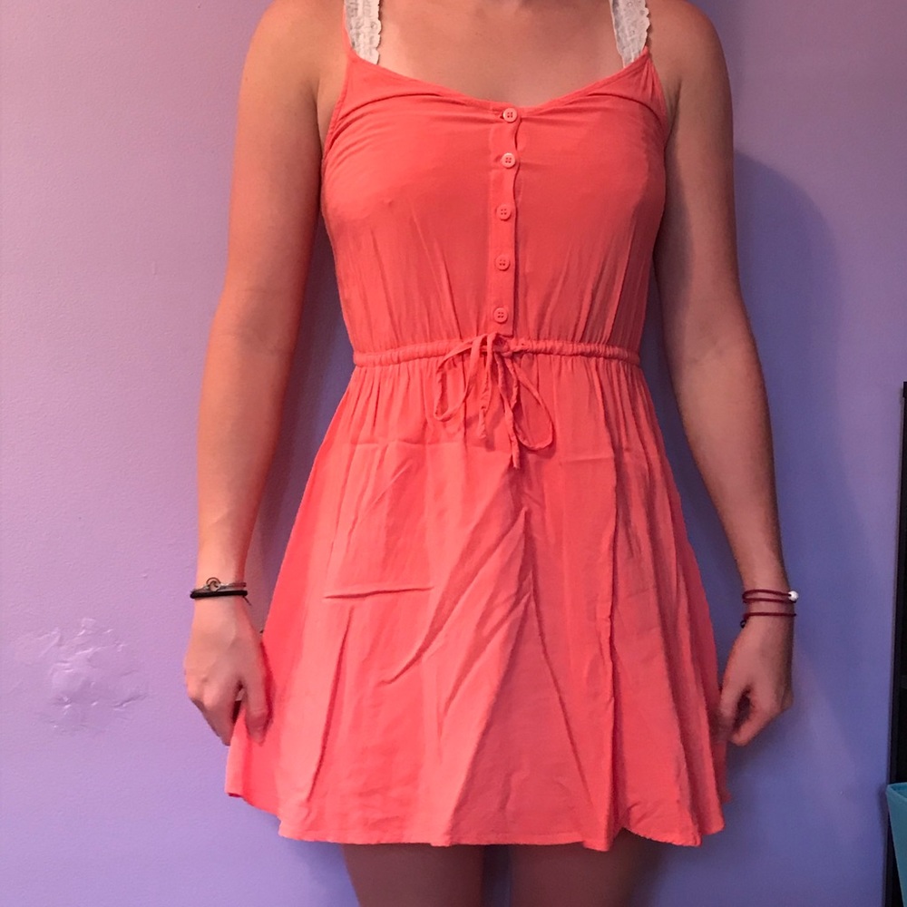 Peach dress